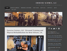 Tablet Screenshot of exercisesciencellc.com